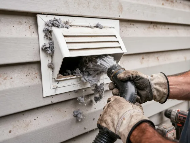 Professional dryer vent cleaning by Wilton Dryer Vent Cleaning in Wilton