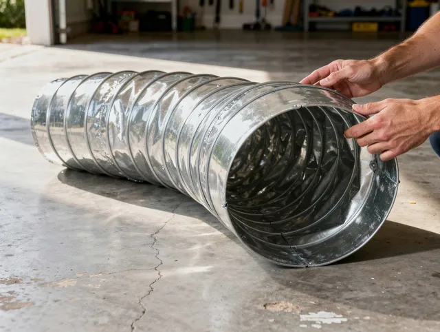 Wilton Dryer Vent Cleaning specialist using advanced equipment for thorough duct cleaning in Wilton