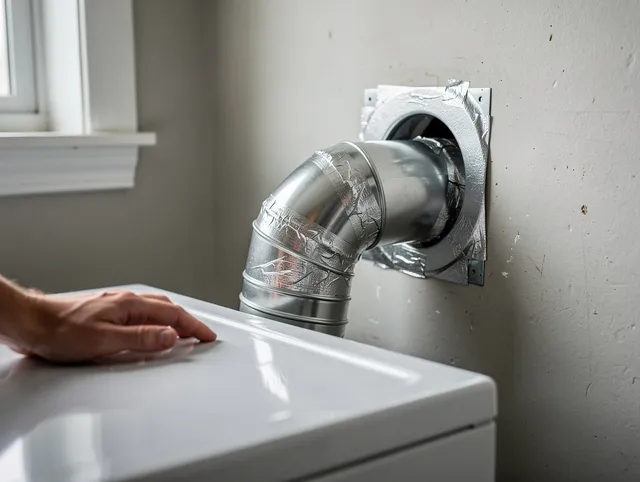 Wilton Dryer Vent Cleaning expert performing professional dryer vent repair and installation in Wilton