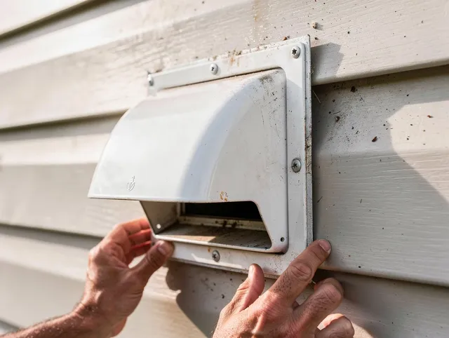 Wilton Dryer Vent Cleaning technician delivering thorough residential dryer vent cleaning service in Wilton